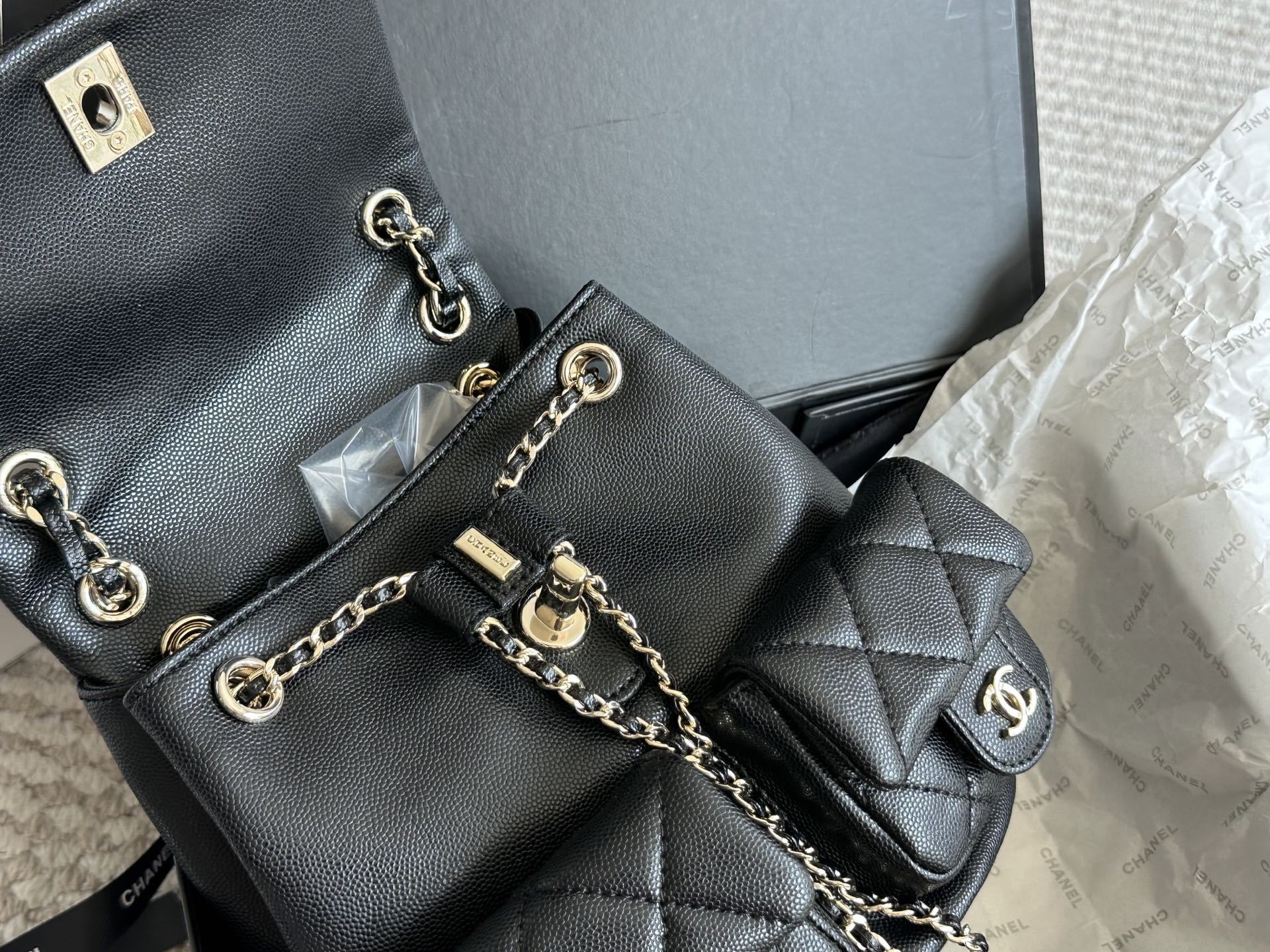 Chanel Black Delicate Bag 1183