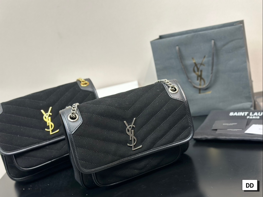 YSL Silver Logo-Accented Bag 148