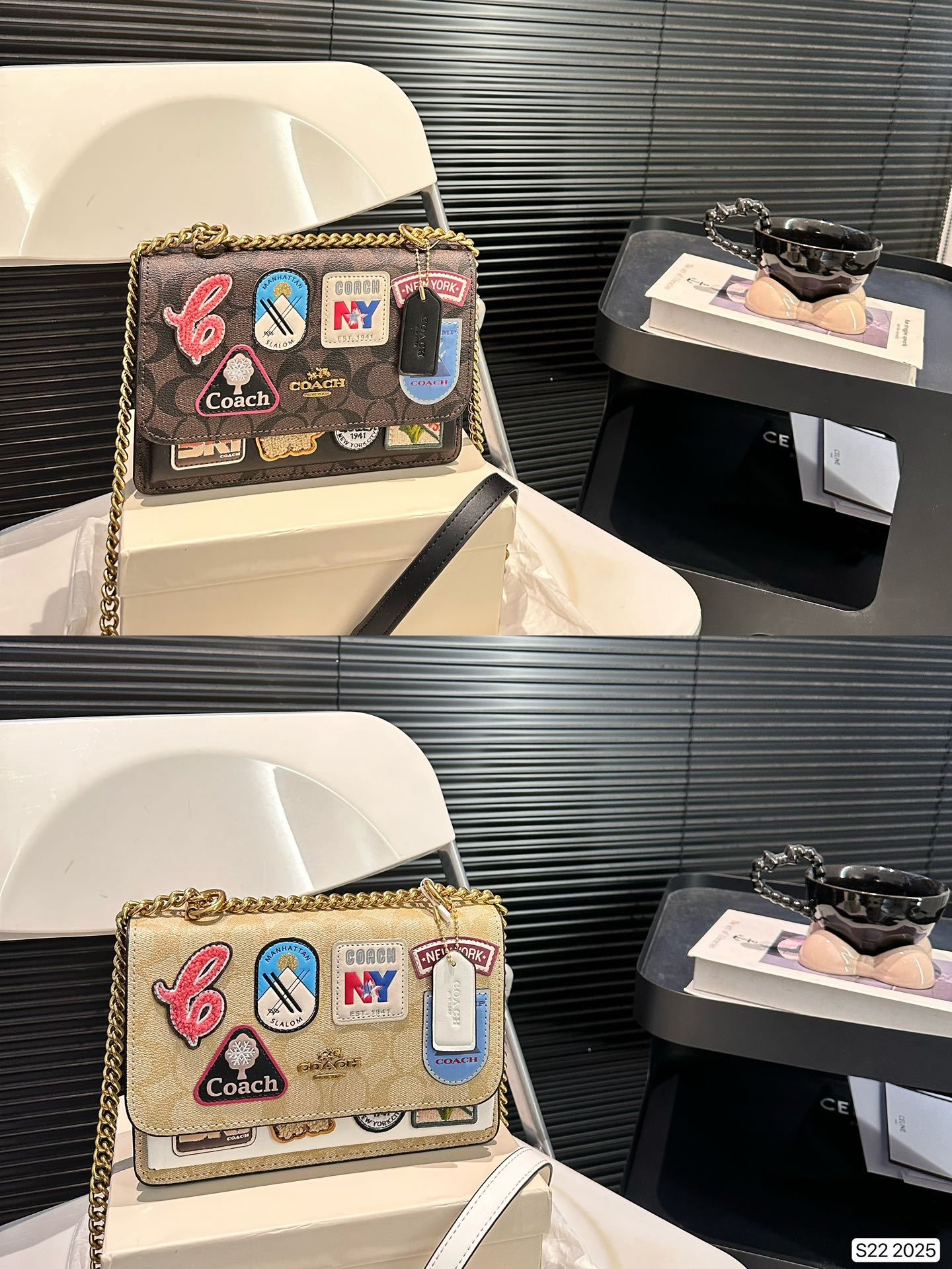 Coach Rose Gold Vintage-Inspired Bag 183