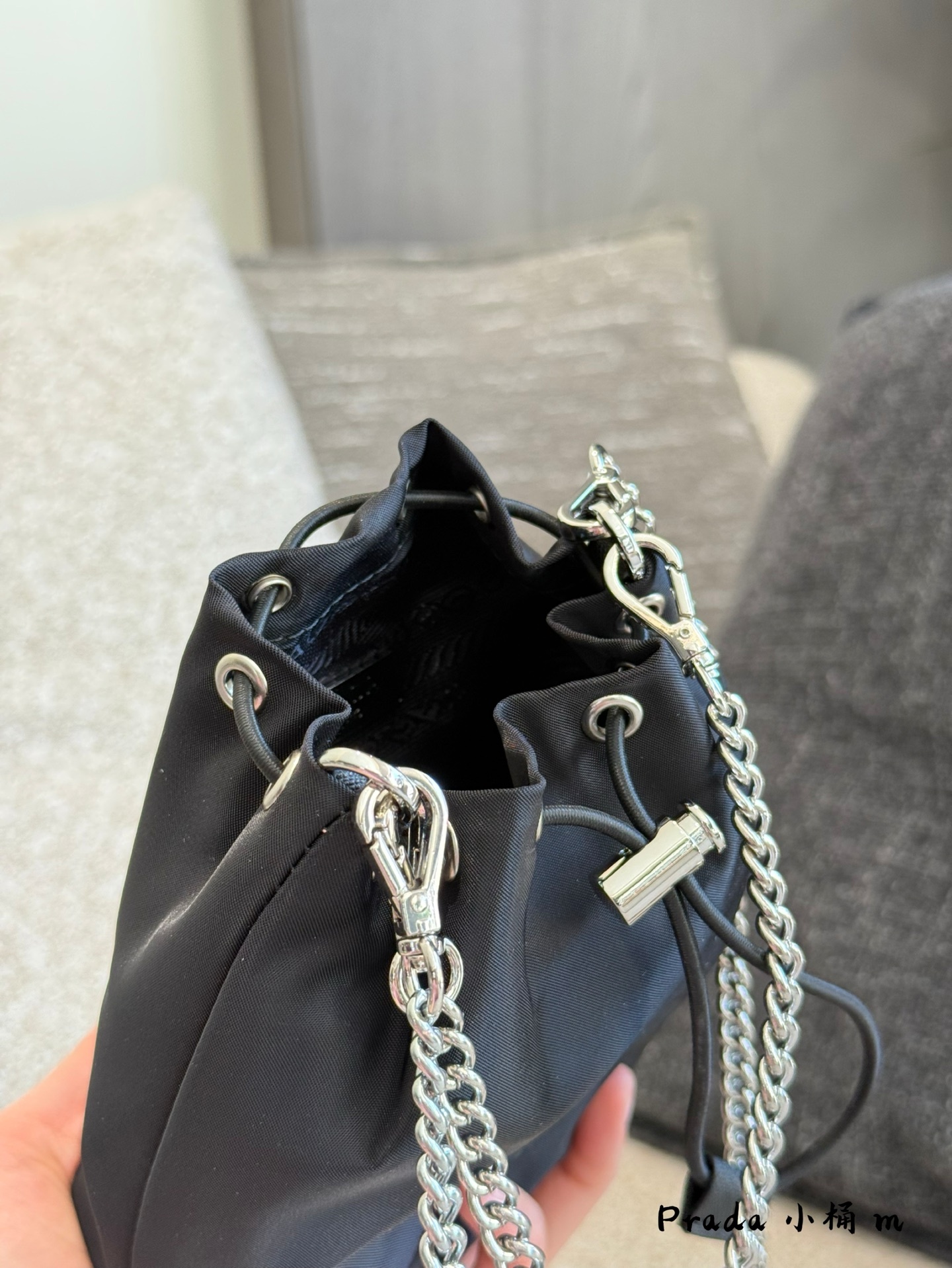 Prada Silver Delicate Bag 007