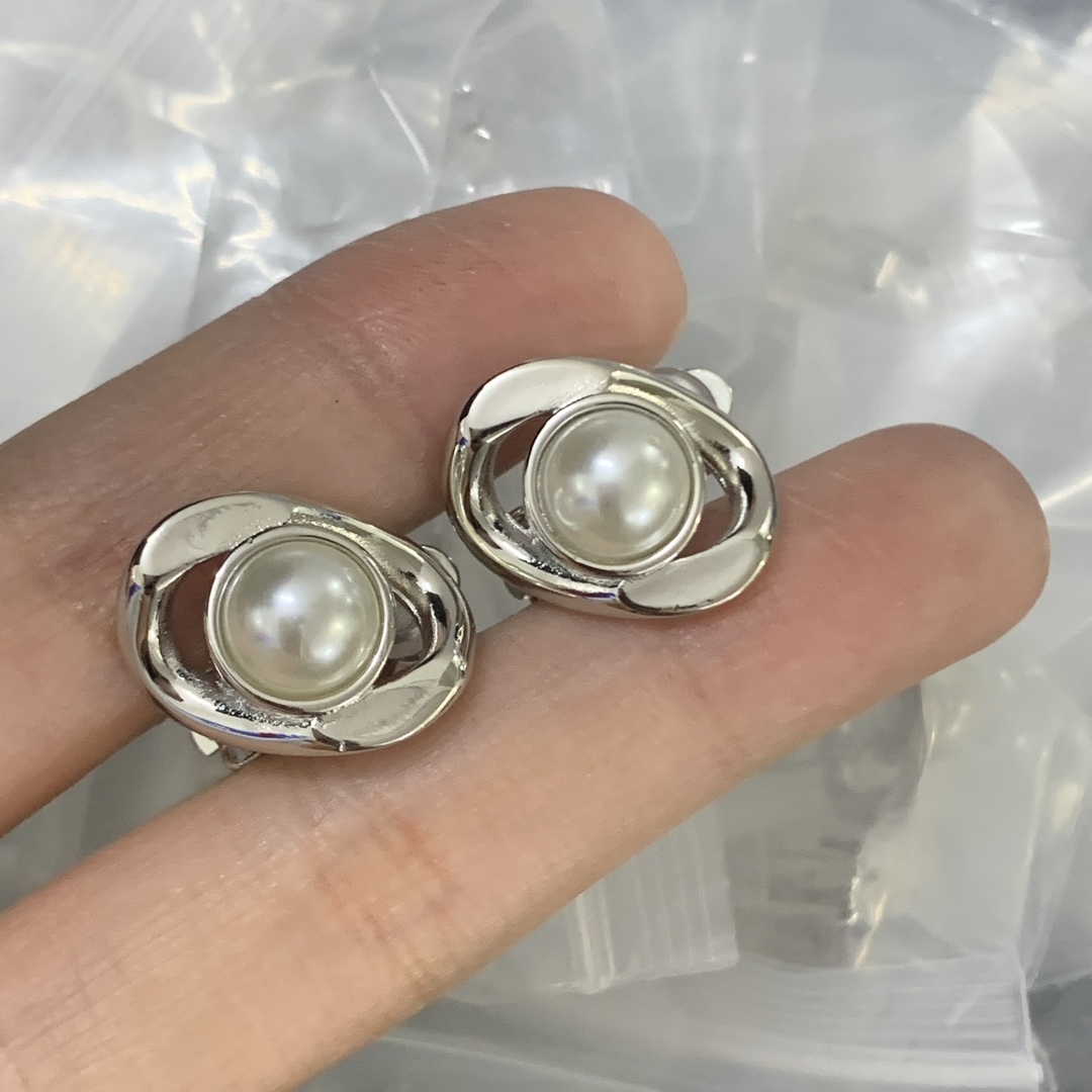 Celine Silver Geometric Earrings 148