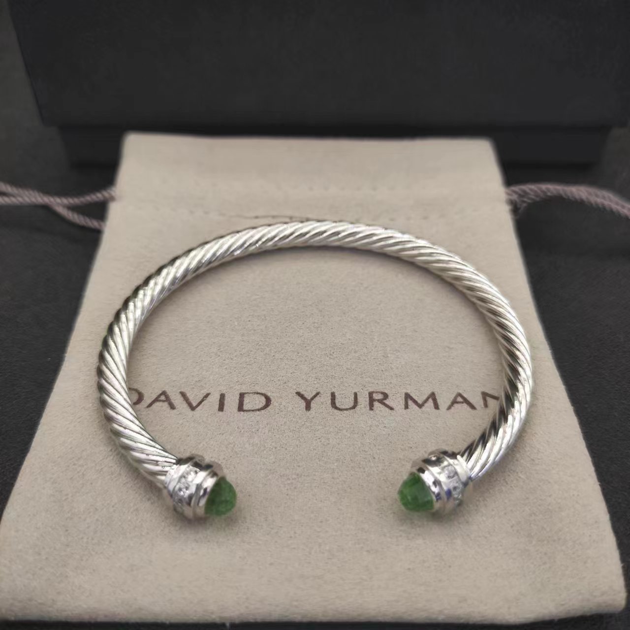 David Yurman Silver Vintage-Inspired Bracelet 017