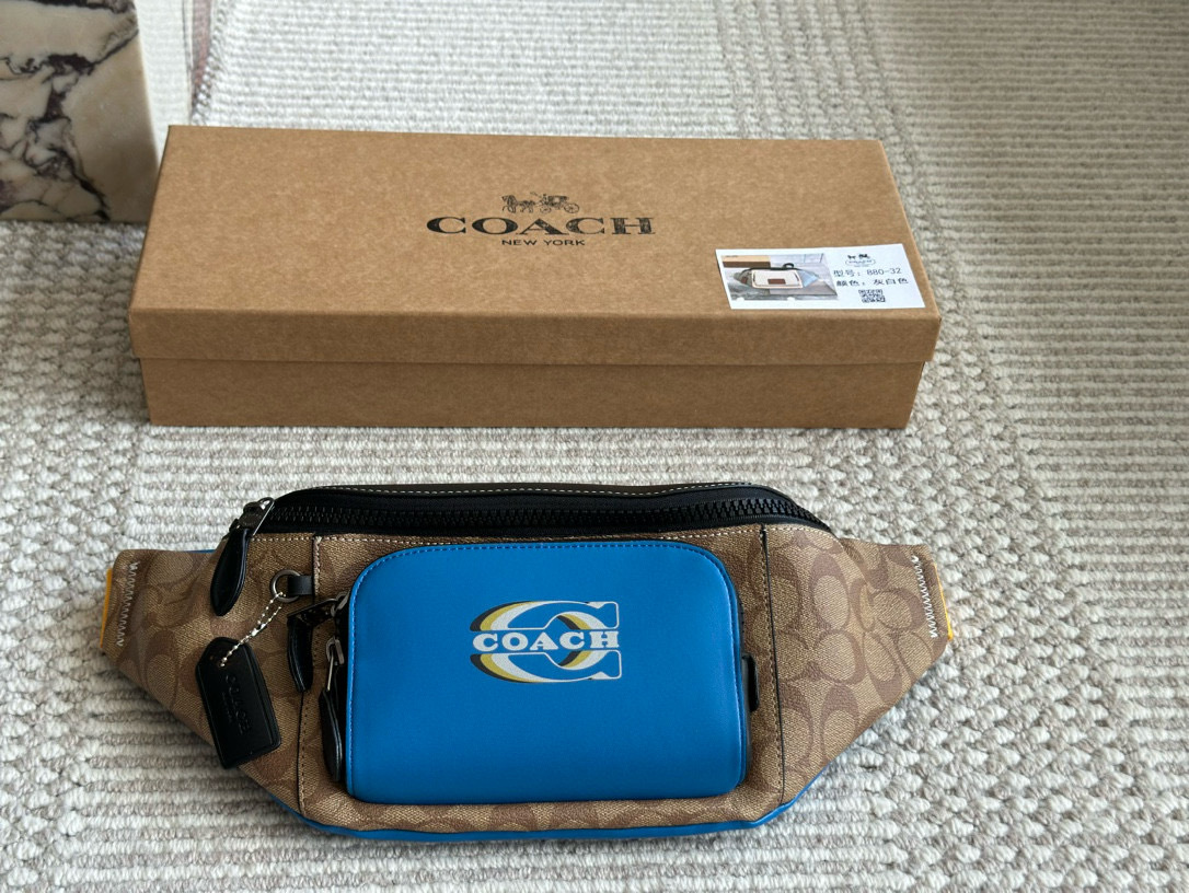 Coach Brown Quilted Bag 001