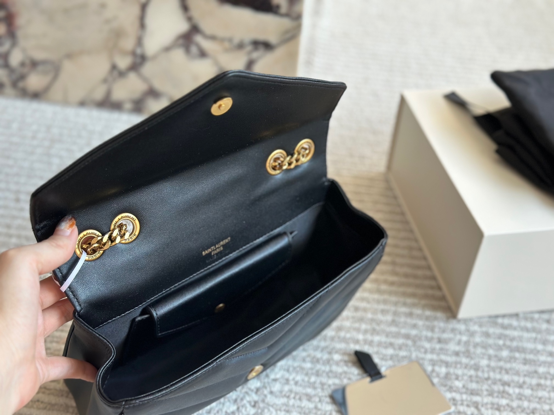 YSL Gold Vintage-Inspired Bag 147