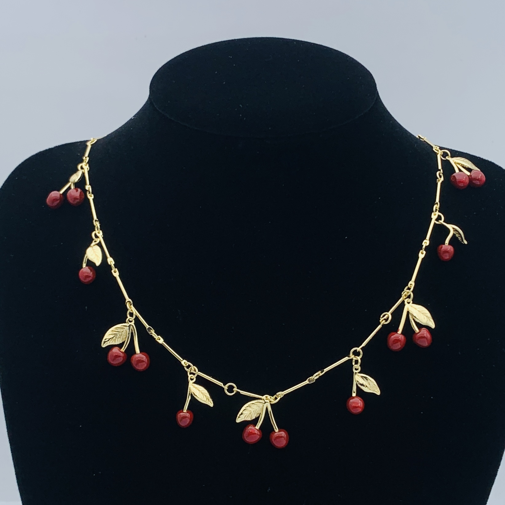 YSL Rose Gold Vintage-Inspired Necklace 051