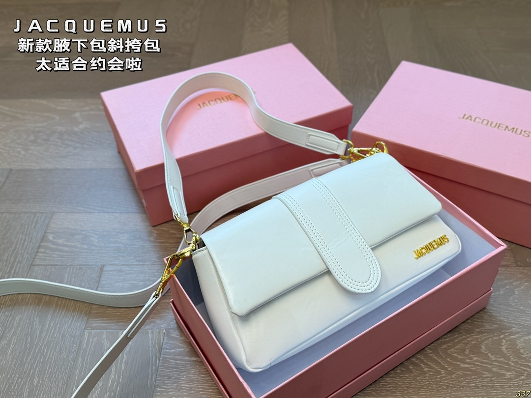 Jacquemus Rose Gold Vintage-Inspired Bag 008 27cm