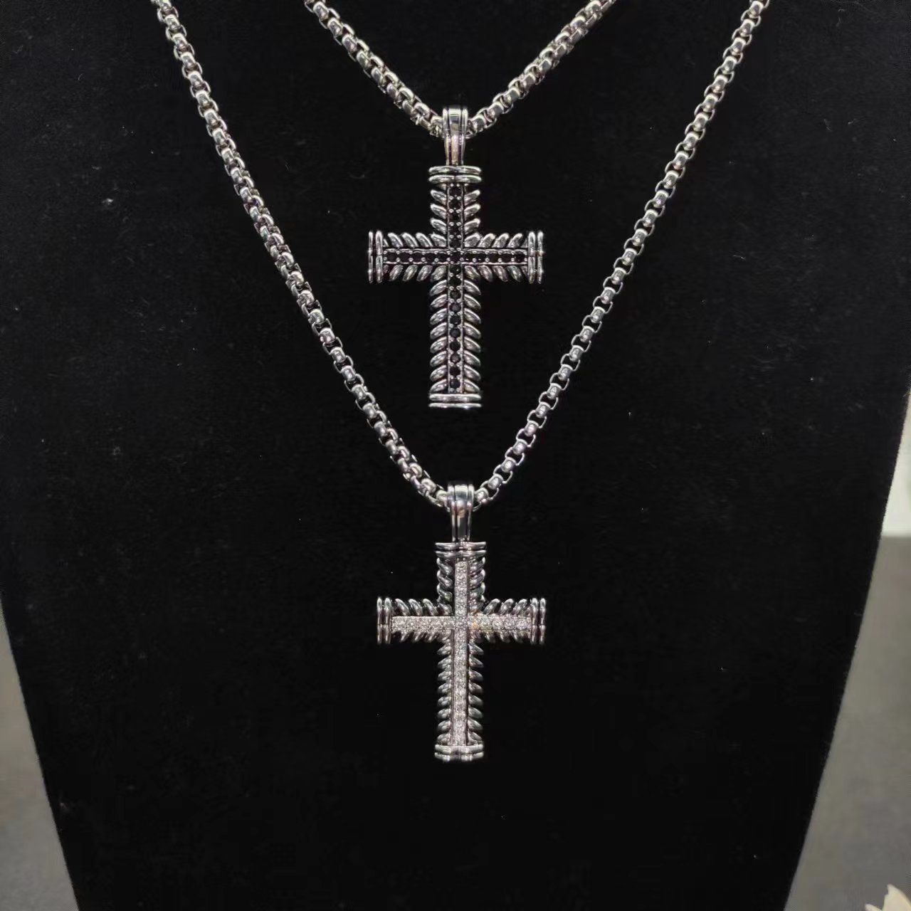David Yurman Silver Logo-Accented Necklace 156