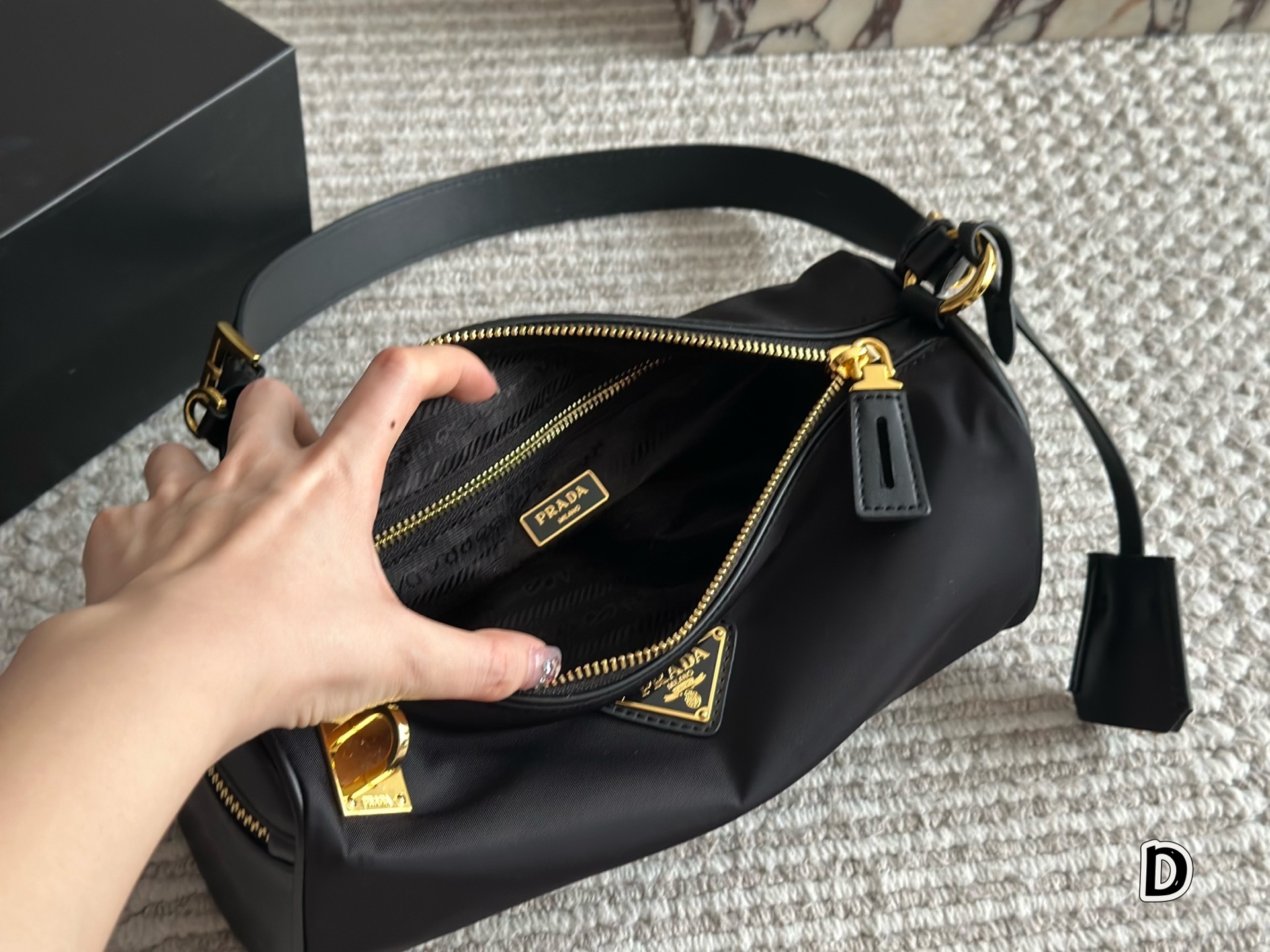 Prada Gold Vintage-Inspired Bag 102