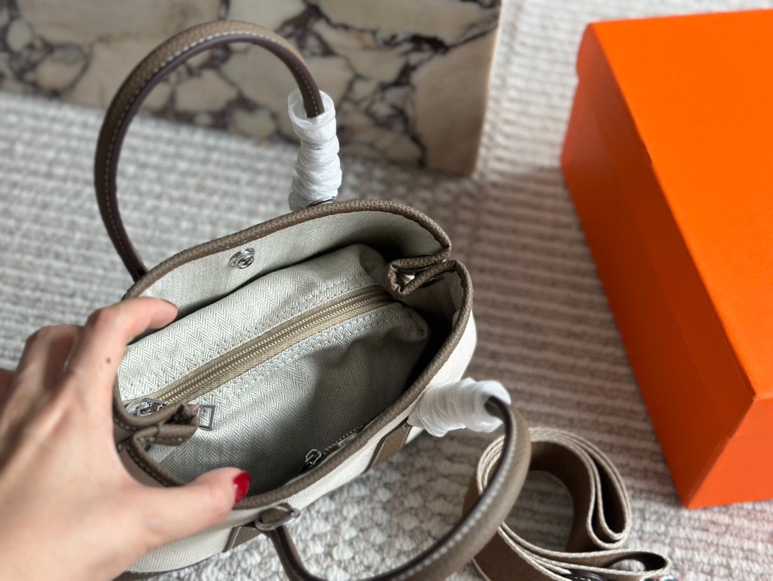 Hermes h garden Beige Quilted Bag 276