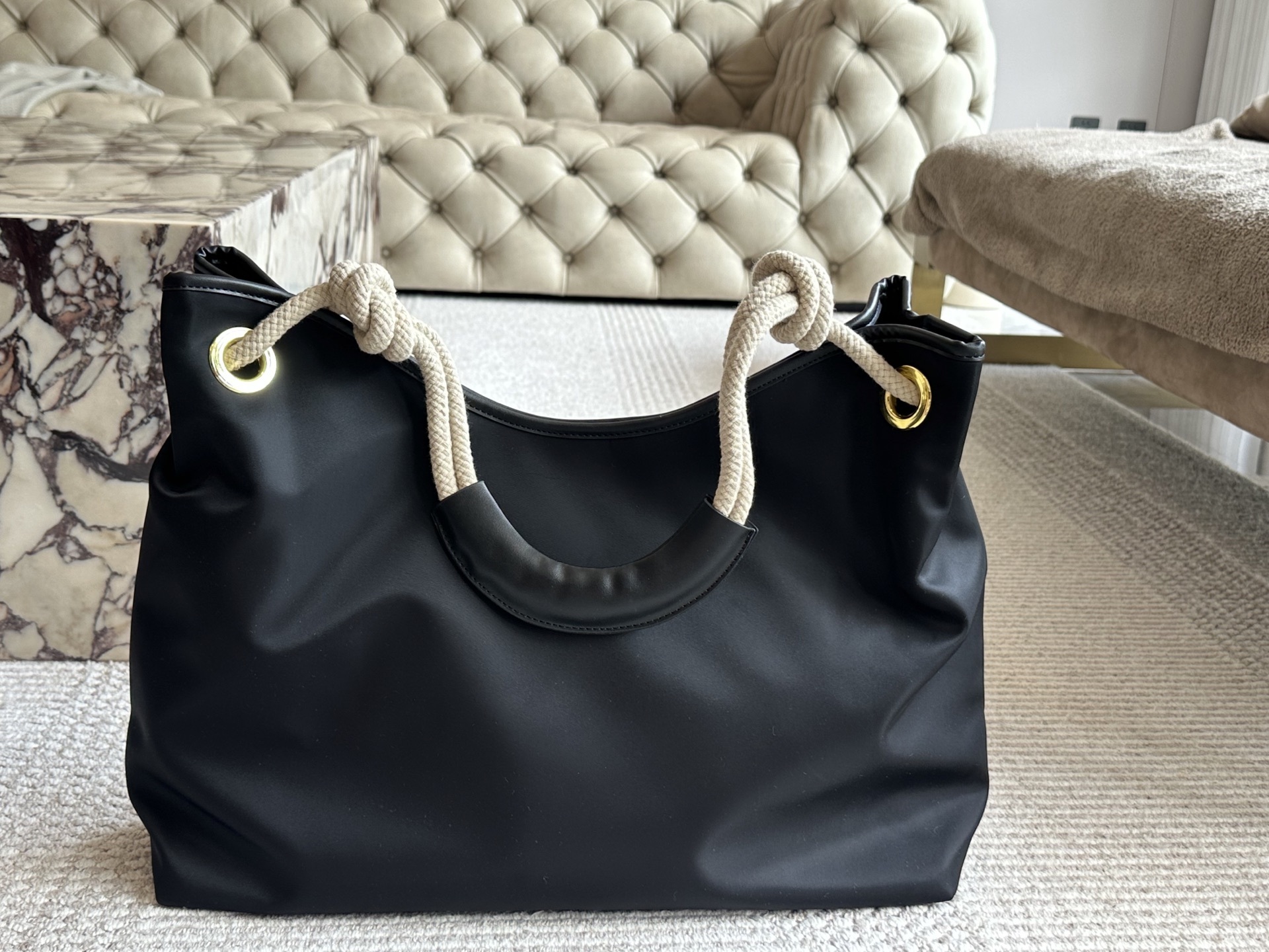 Prada Beige Vintage-Inspired Bag 075