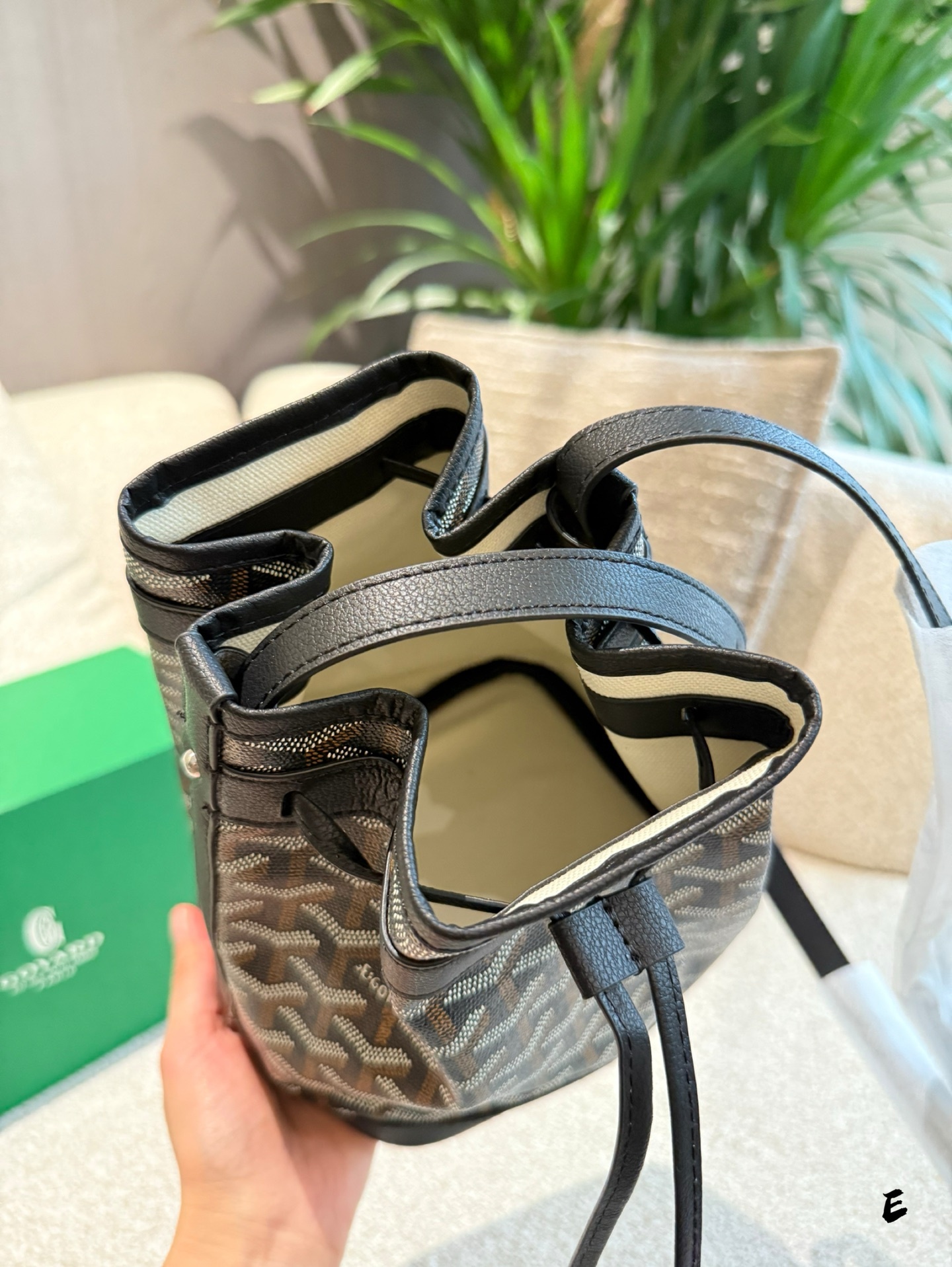 Goyard Silver Quilted Bag 012