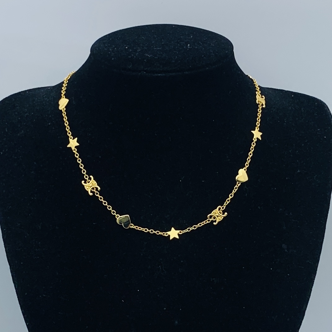 Celine Gold Vintage-Inspired Necklace 102