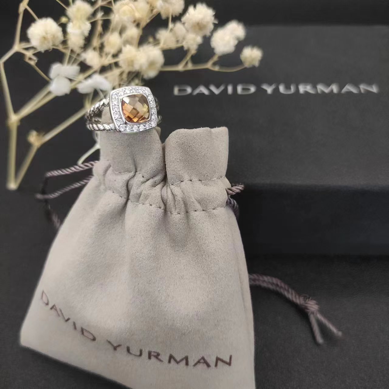 David Yurman Silver Vintage-Inspired Ring 252