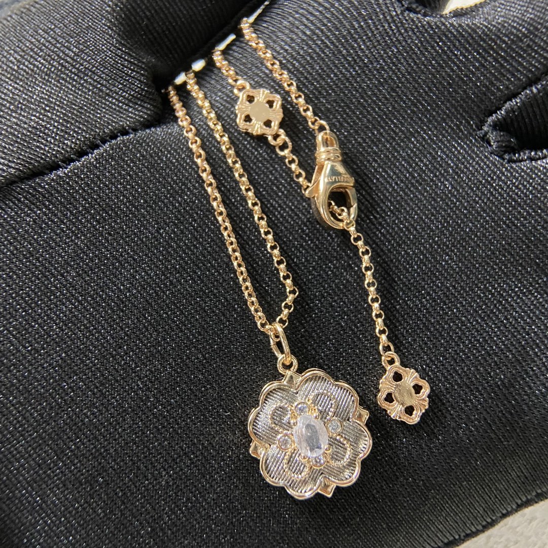 Buccellati Rose Gold Vintage-Inspired Necklace 017