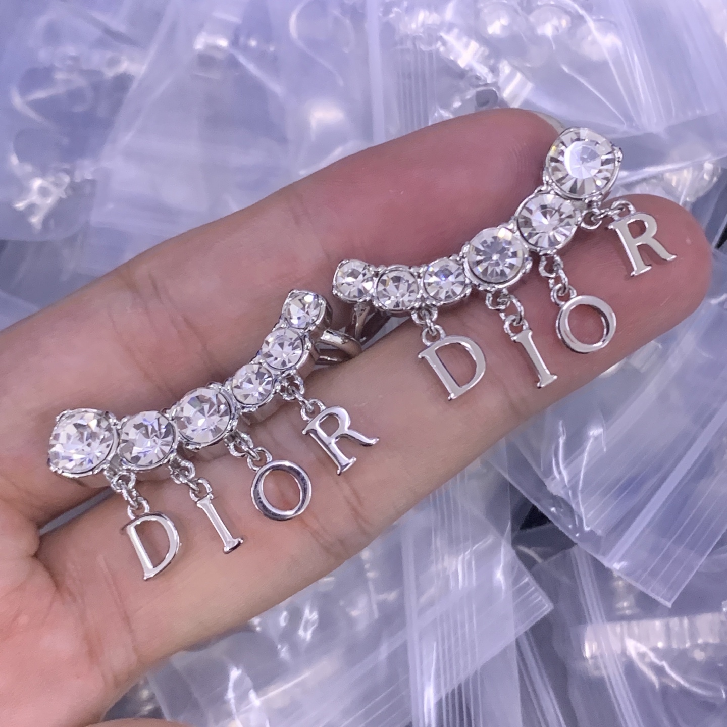 Dior Silver Romantic Earrings 120