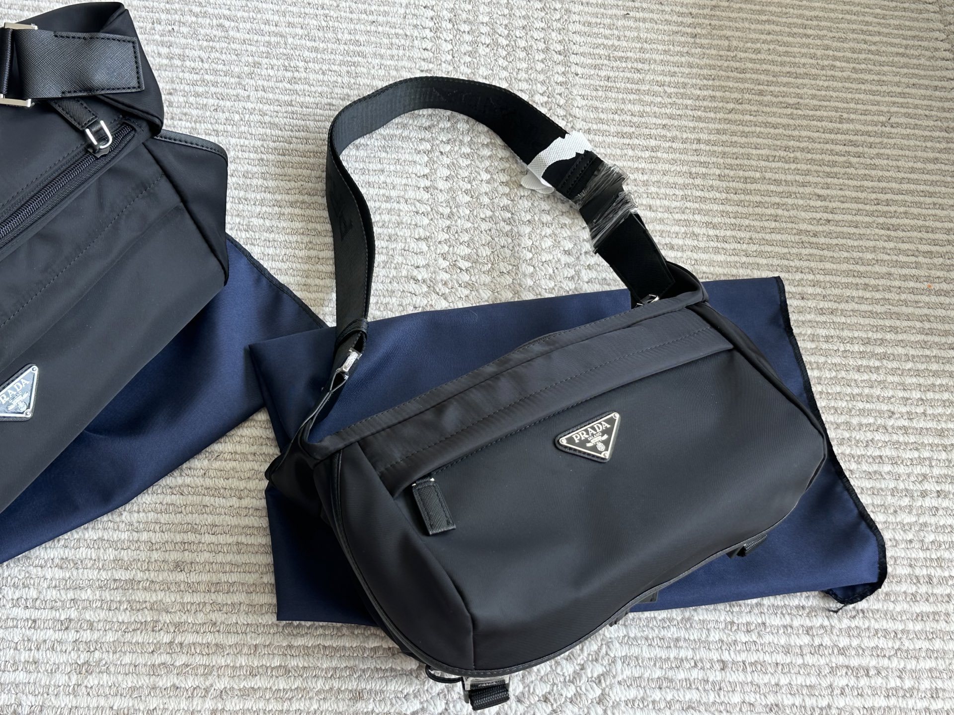 Prada Silver Quilted Bag 094