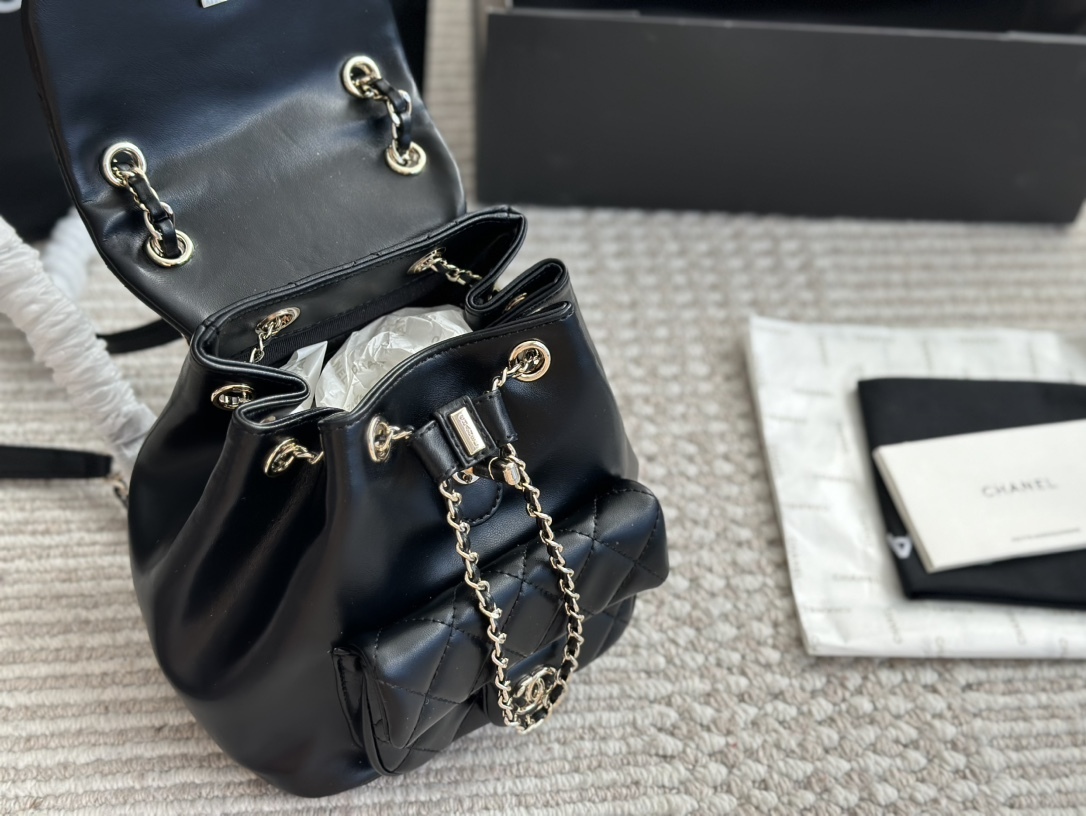 Chanel Silver Logo-Accented Bag 1401