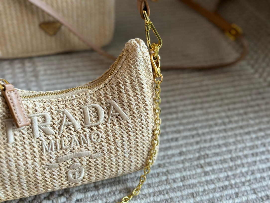 Prada Beige Vintage-Inspired Bag 025