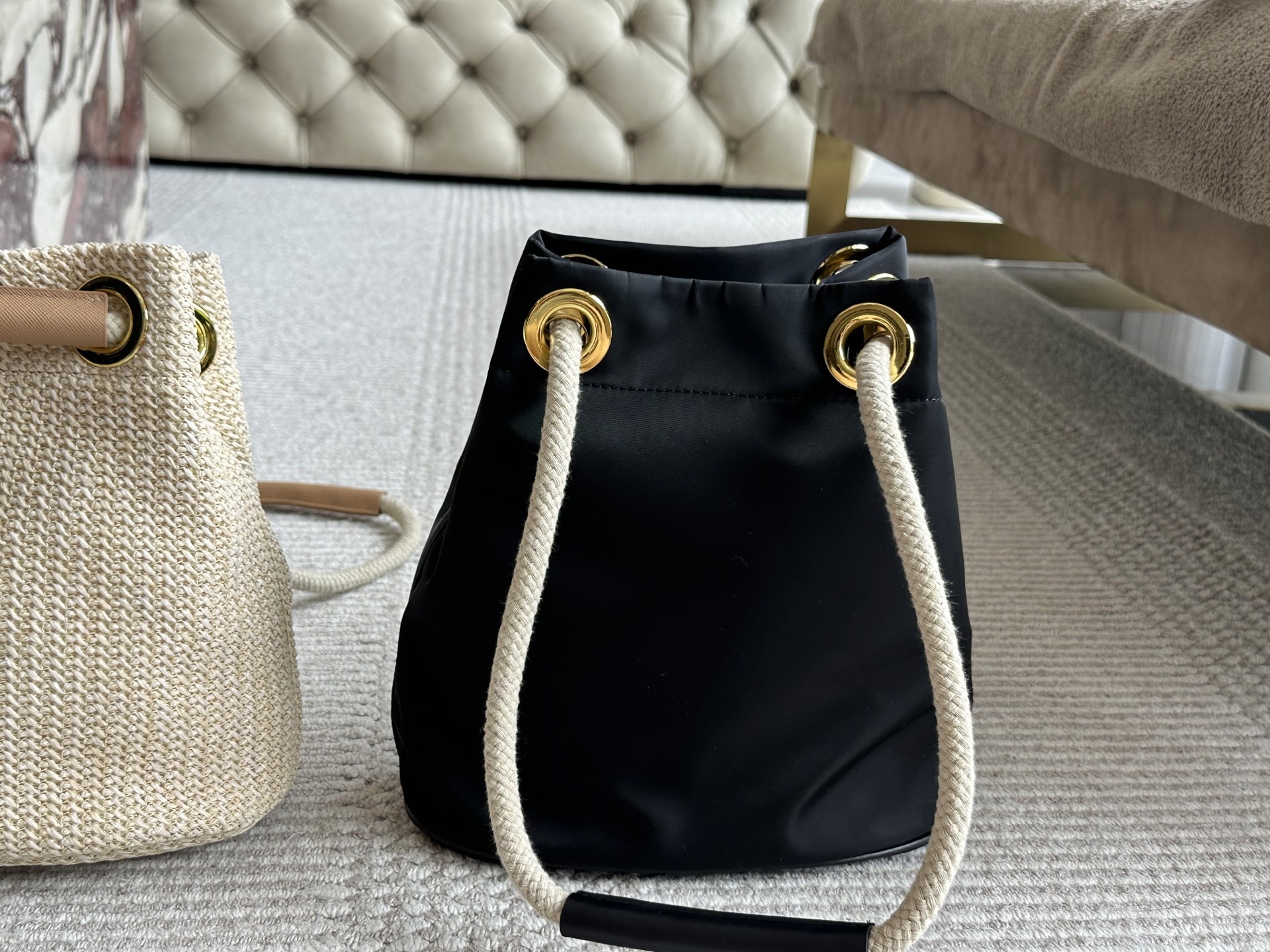 Prada Rose Gold Vintage-Inspired Bag 060