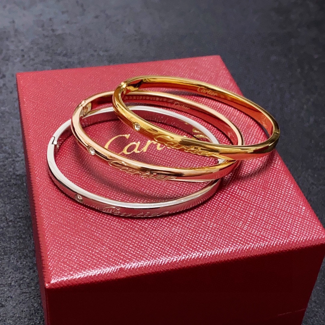 Cartier Rose Gold Geometric Bracelet 001