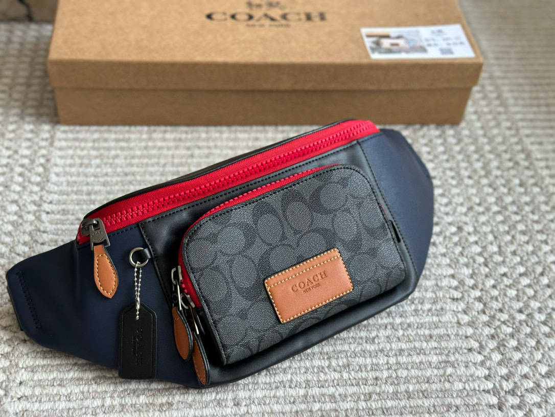 Coach Brown Quilted Bag 001