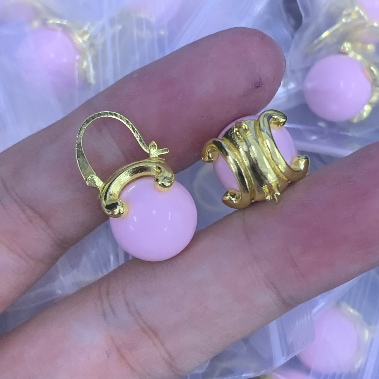 Celine Rose Gold Vintage-Inspired Earrings 157