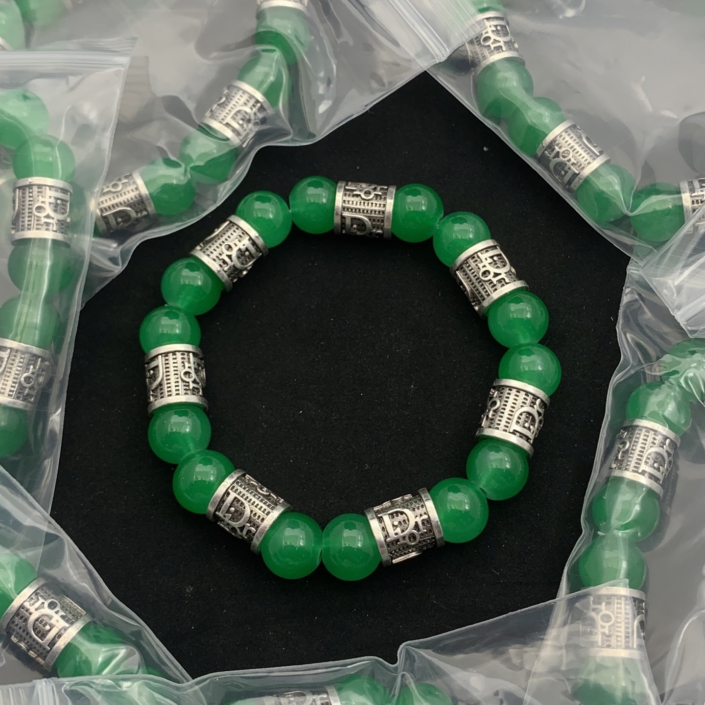 Gucci Green Logo-Accented Bracelet 242