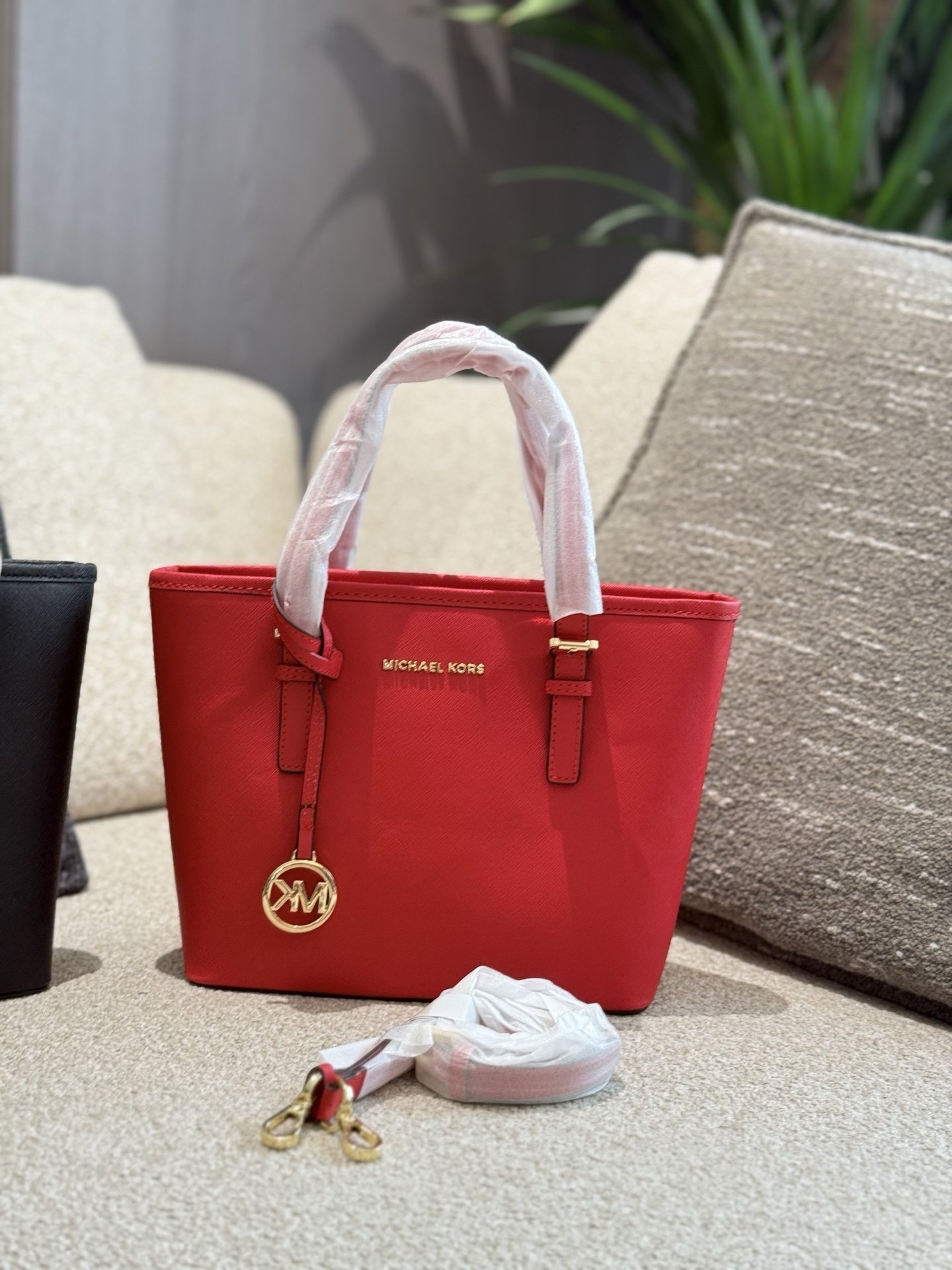 MK Red Statement Bag 006