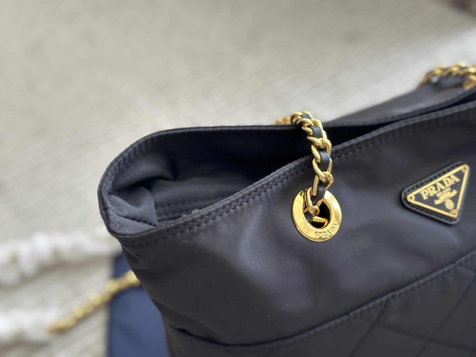 Prada Gold Vintage-Inspired Bag 068