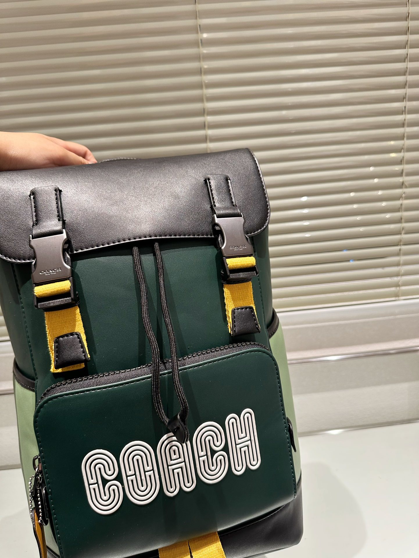 Coach Green Vintage-Inspired Bag backpack 191