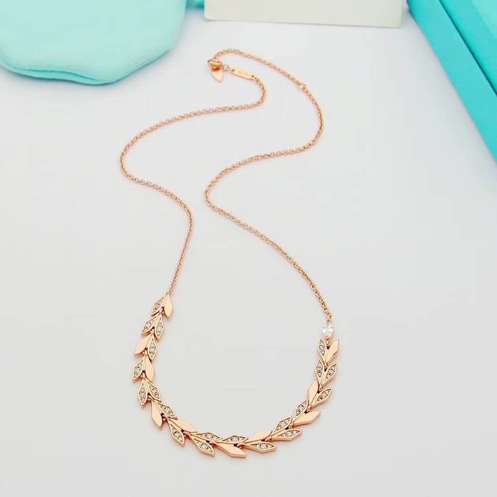 Tiffany Rose Gold Vintage-Inspired Necklace 197