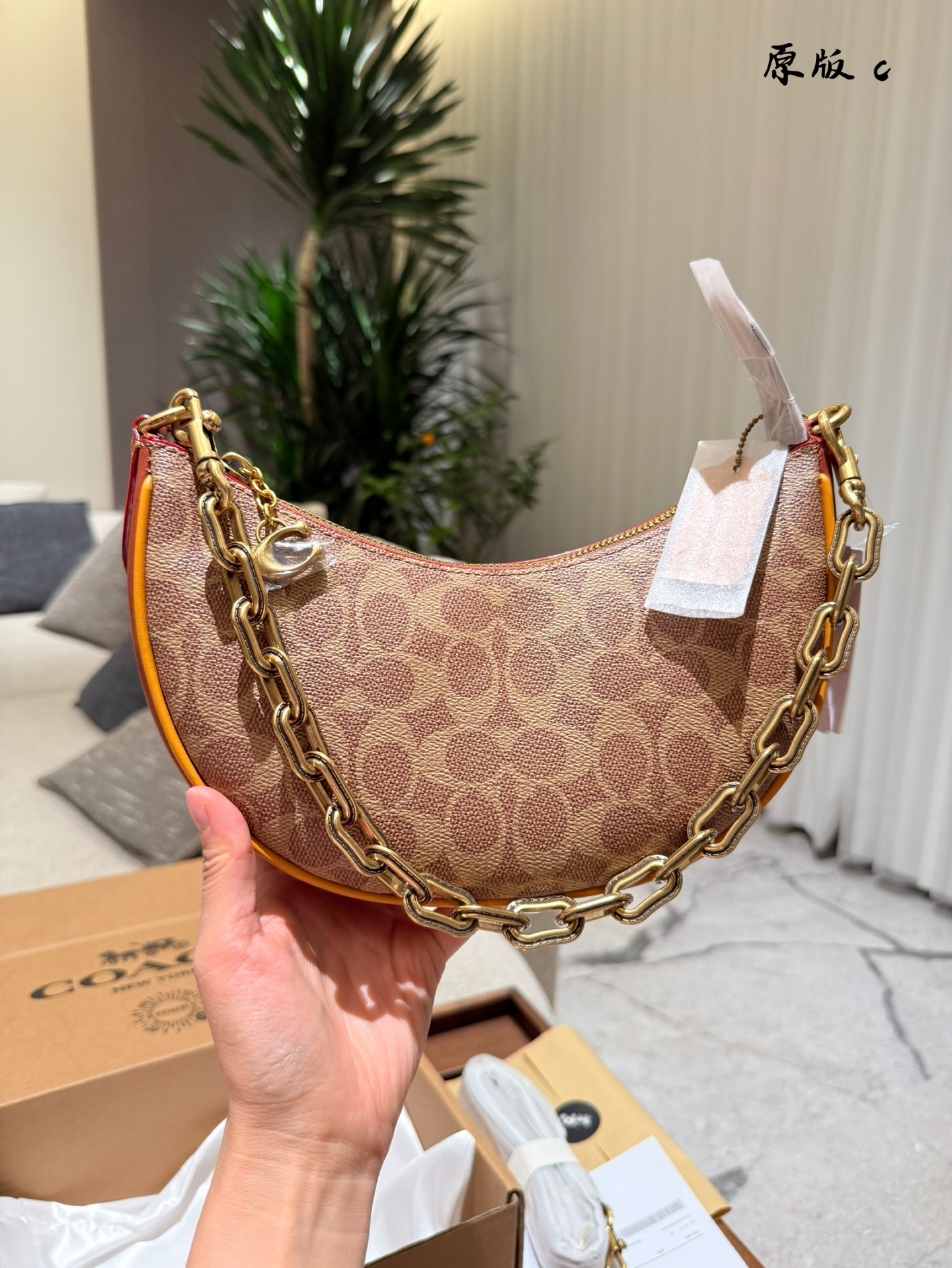 Coach Gold Delicate Bag 050