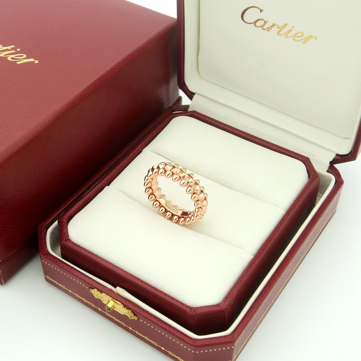 Cartier clash Rose Gold Romantic Ring 0235
