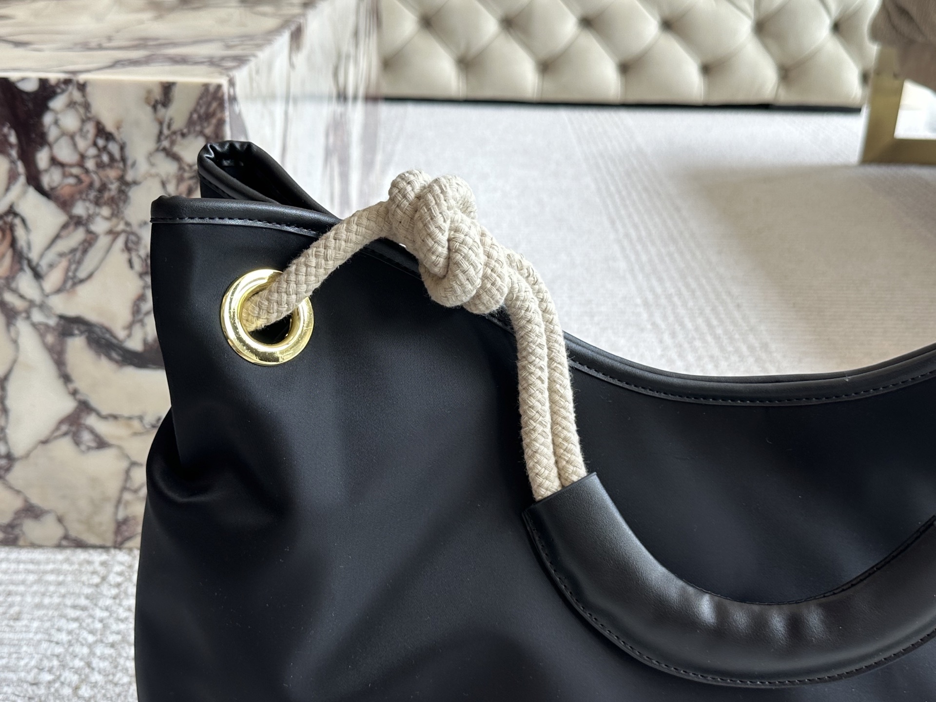 Prada Beige Vintage-Inspired Bag 075