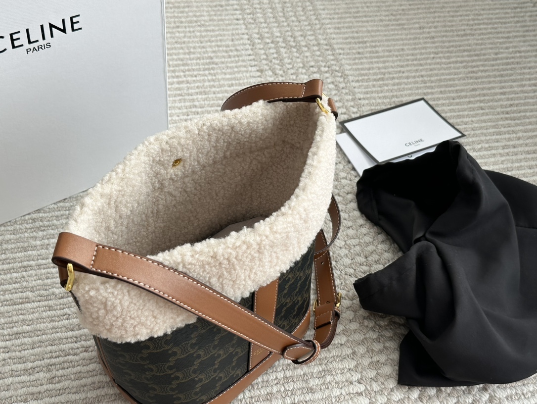 Celine Beige Quilted Bag 256