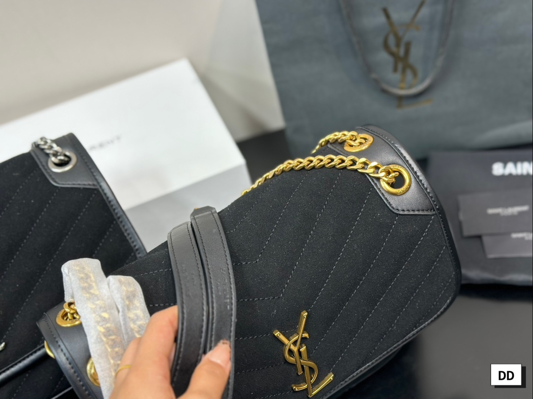 YSL Silver Logo-Accented Bag 148