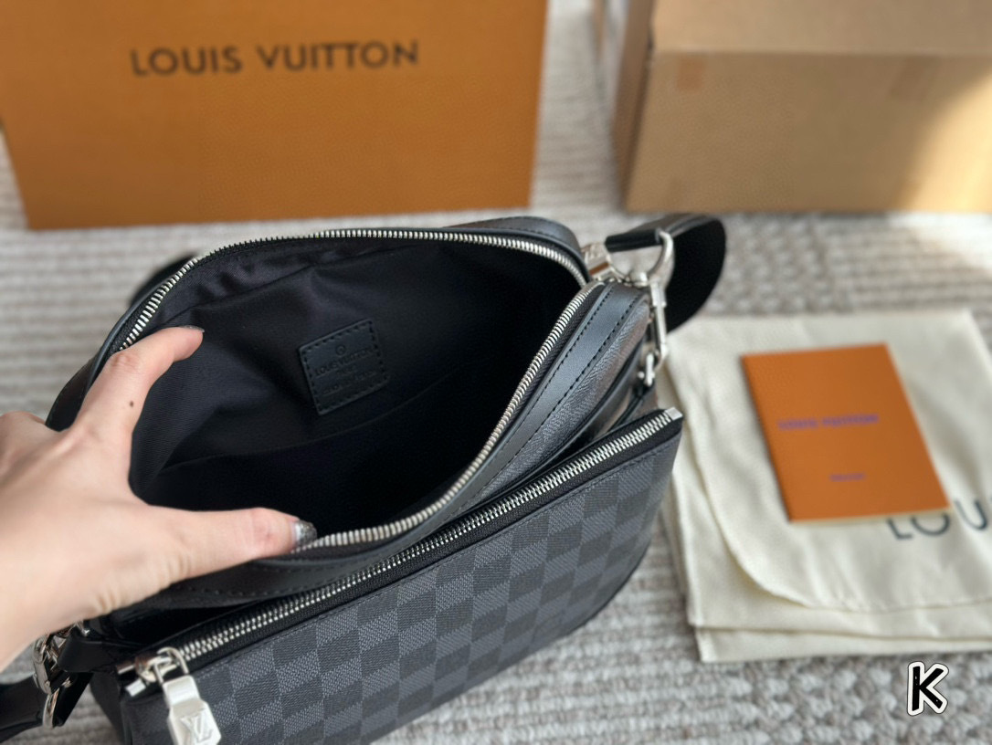 LV Silver Quilted Bag 1408