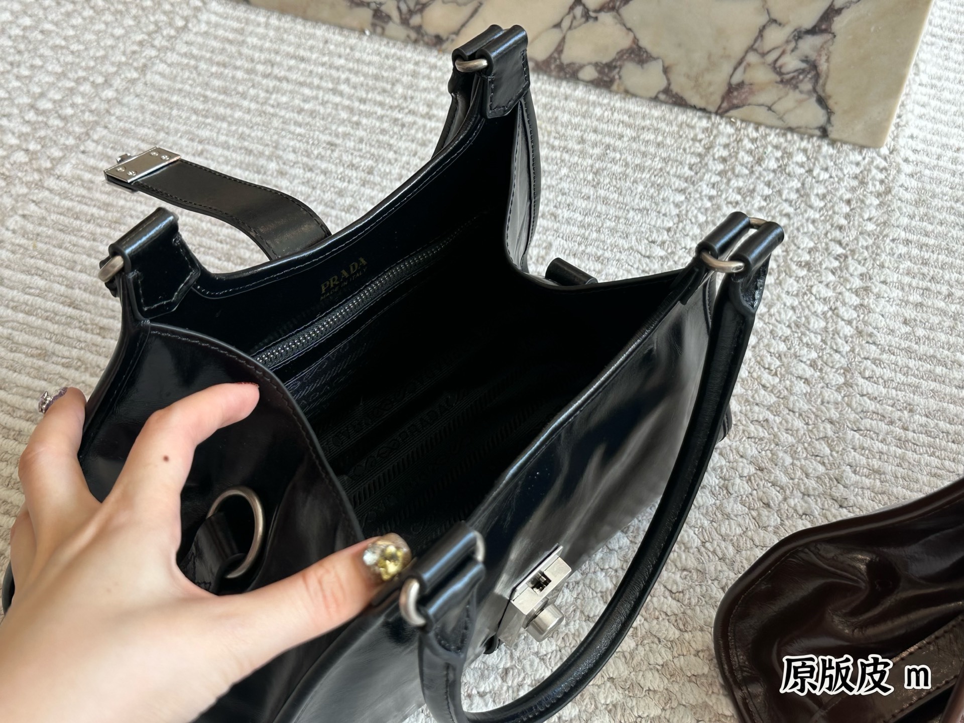 Prada Silver Statement Bag 107