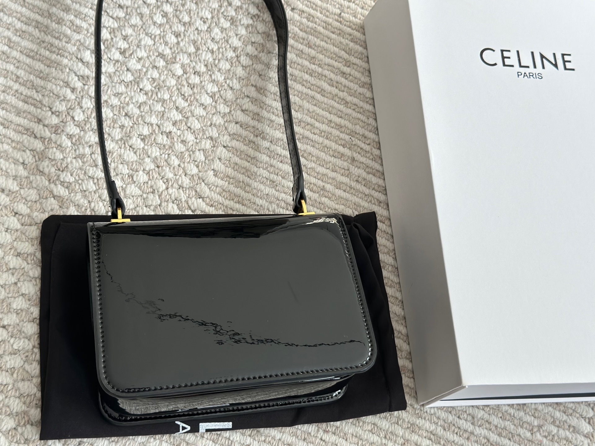 Celine Gold Logo-Accented Bag 270