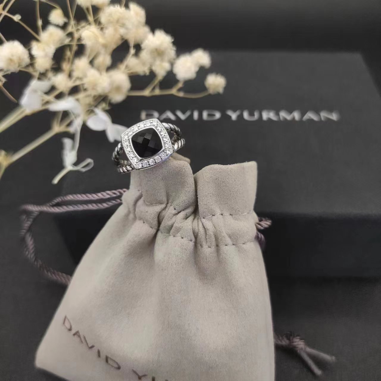 David Yurman Silver Vintage-Inspired Ring 252
