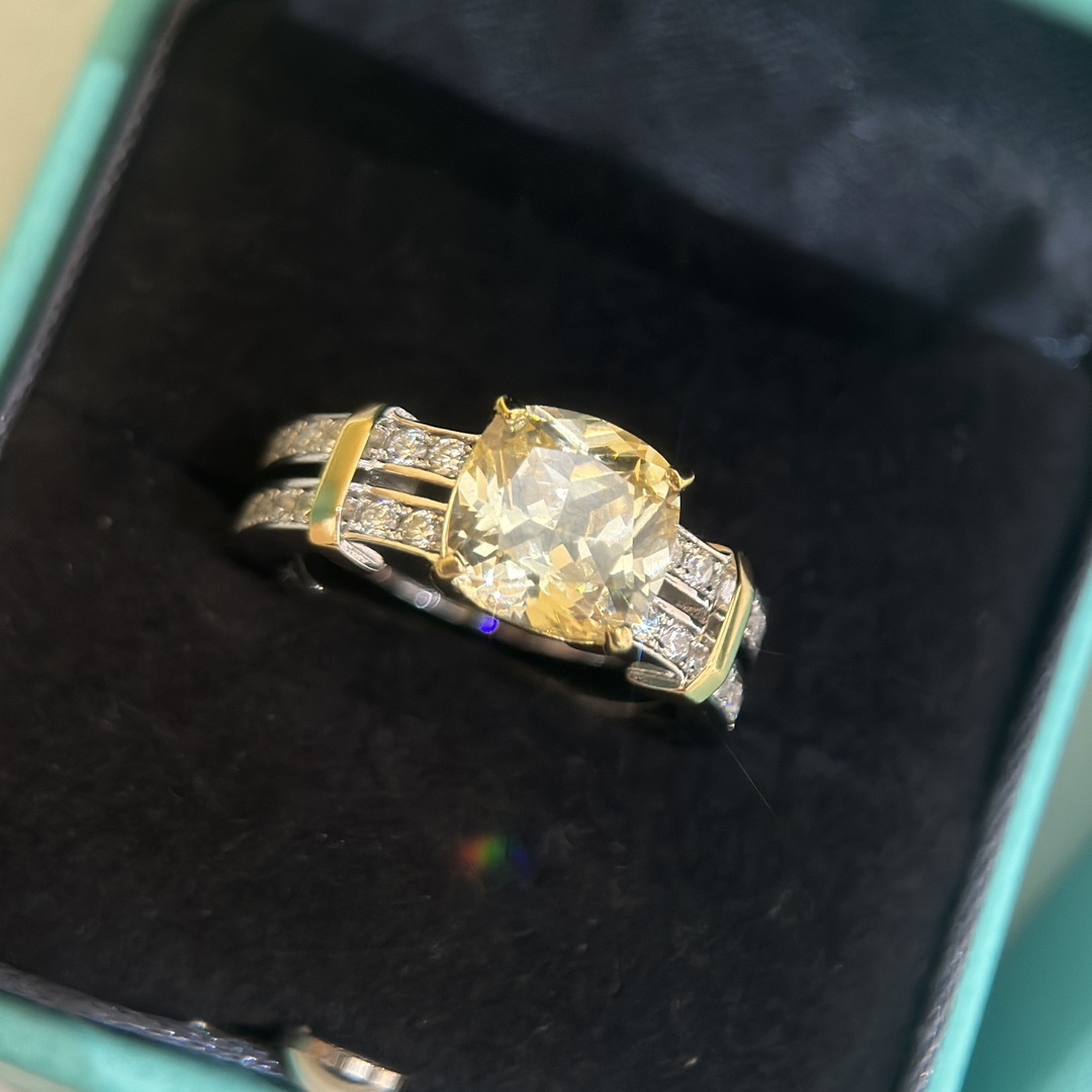 Tiffany Yellow Romantic Ring 161
