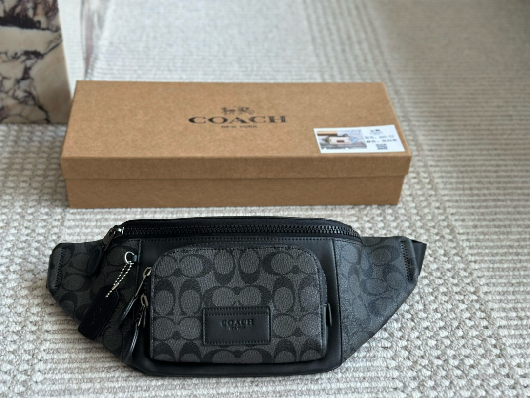 Coach Brown Quilted Bag 001