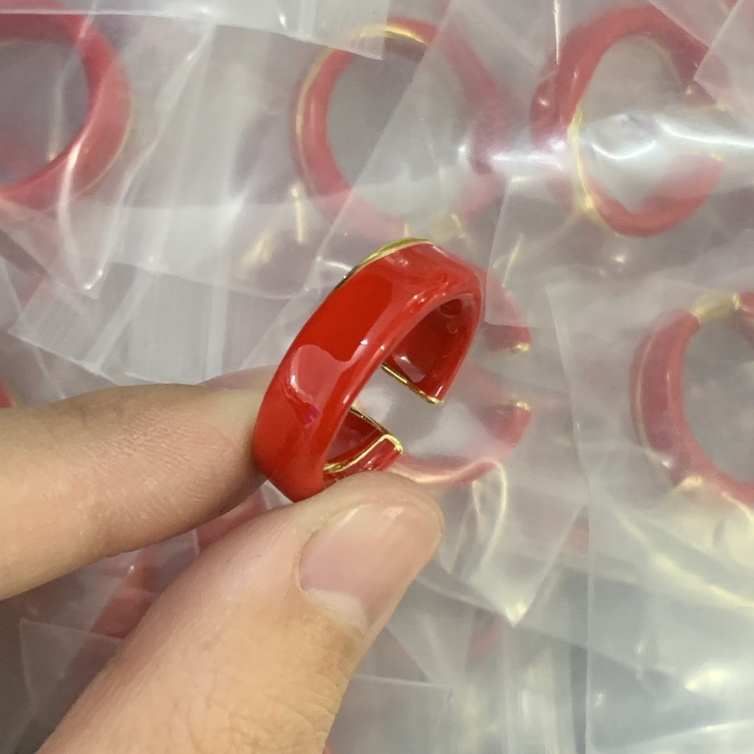 Celine Red Classic Ring 193
