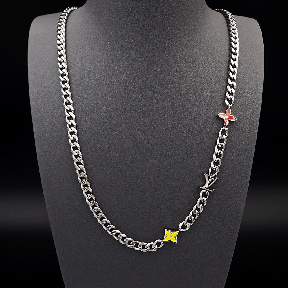 LV Orange Modern Necklace 189