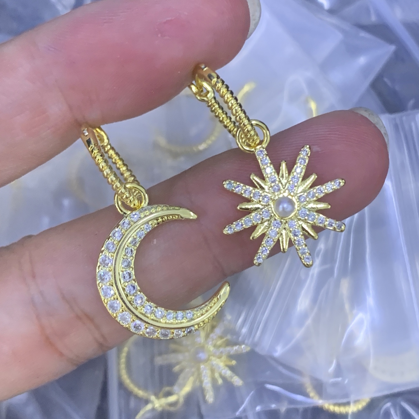 Celine Gold Vintage-Inspired Earrings 033