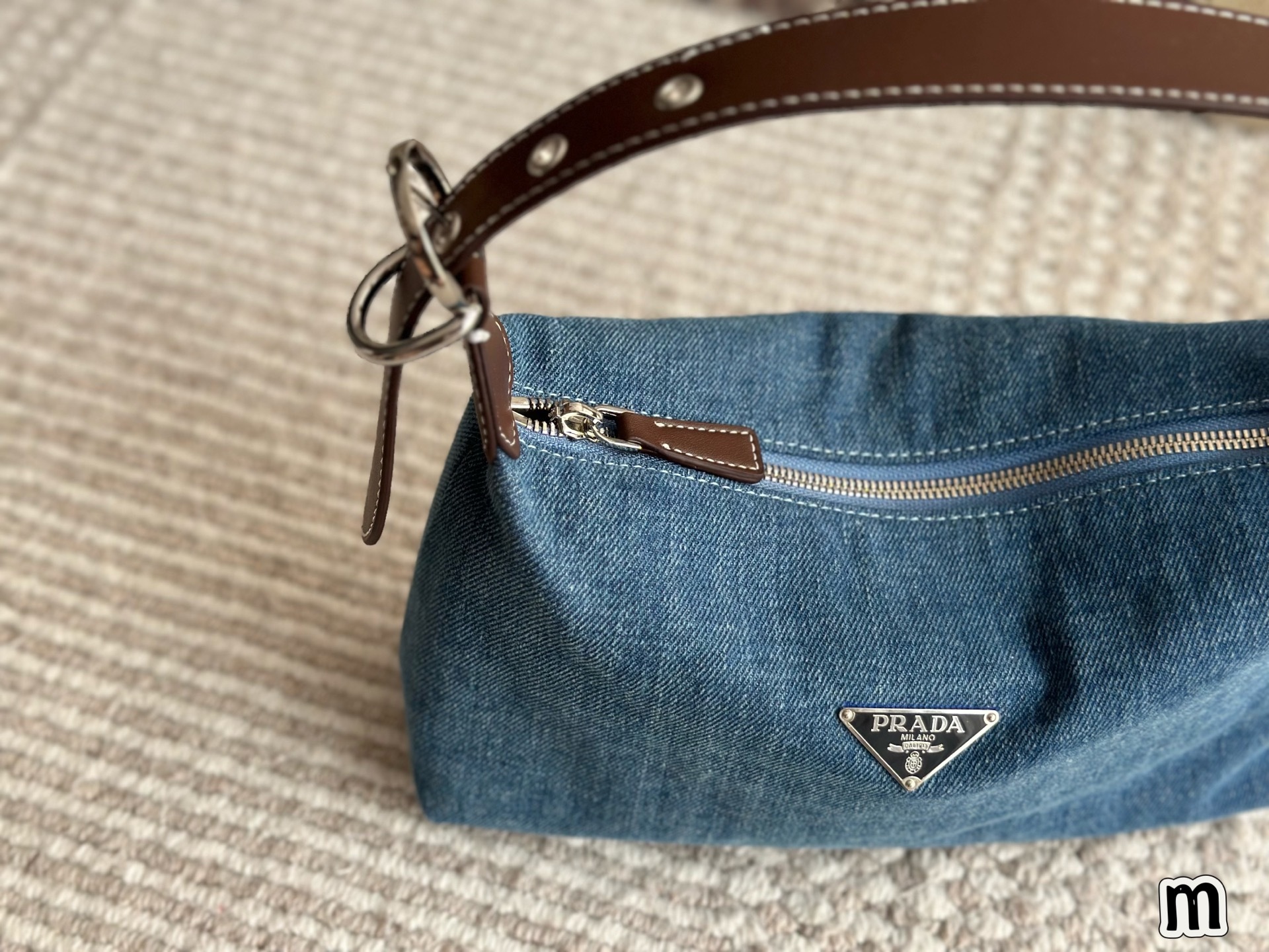 Prada Silver Vintage-Inspired Bag 047