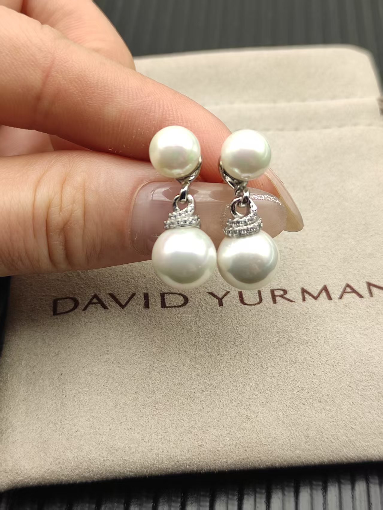 David Yurman Rose Gold Vintage-Inspired Earrings 236
