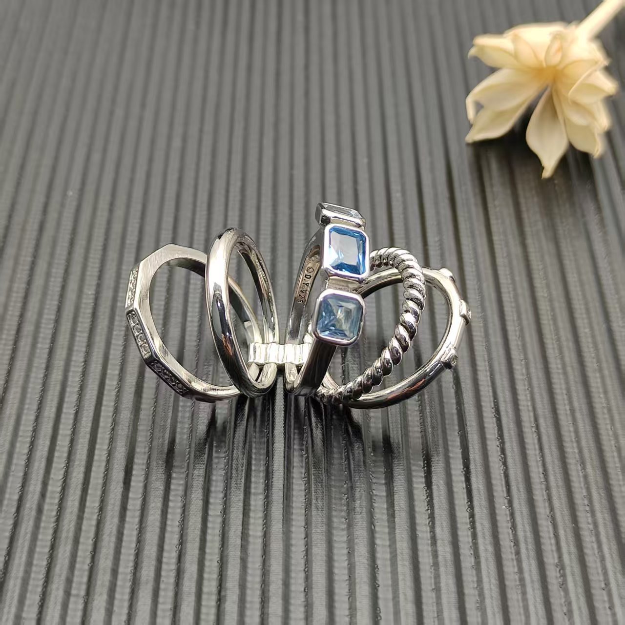 David Yurman Silver Vintage-Inspired Ring 292