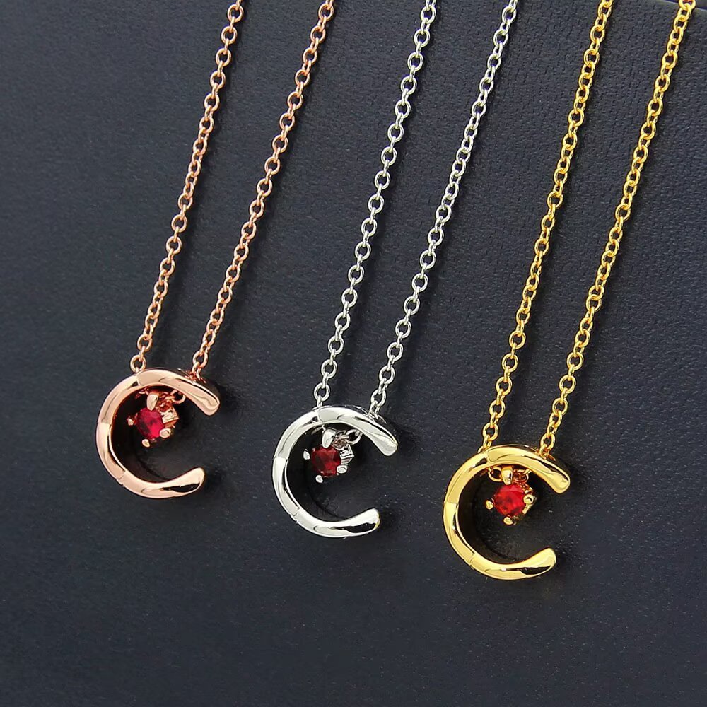 Chanel Rose Gold Logo-Accented Necklace 715