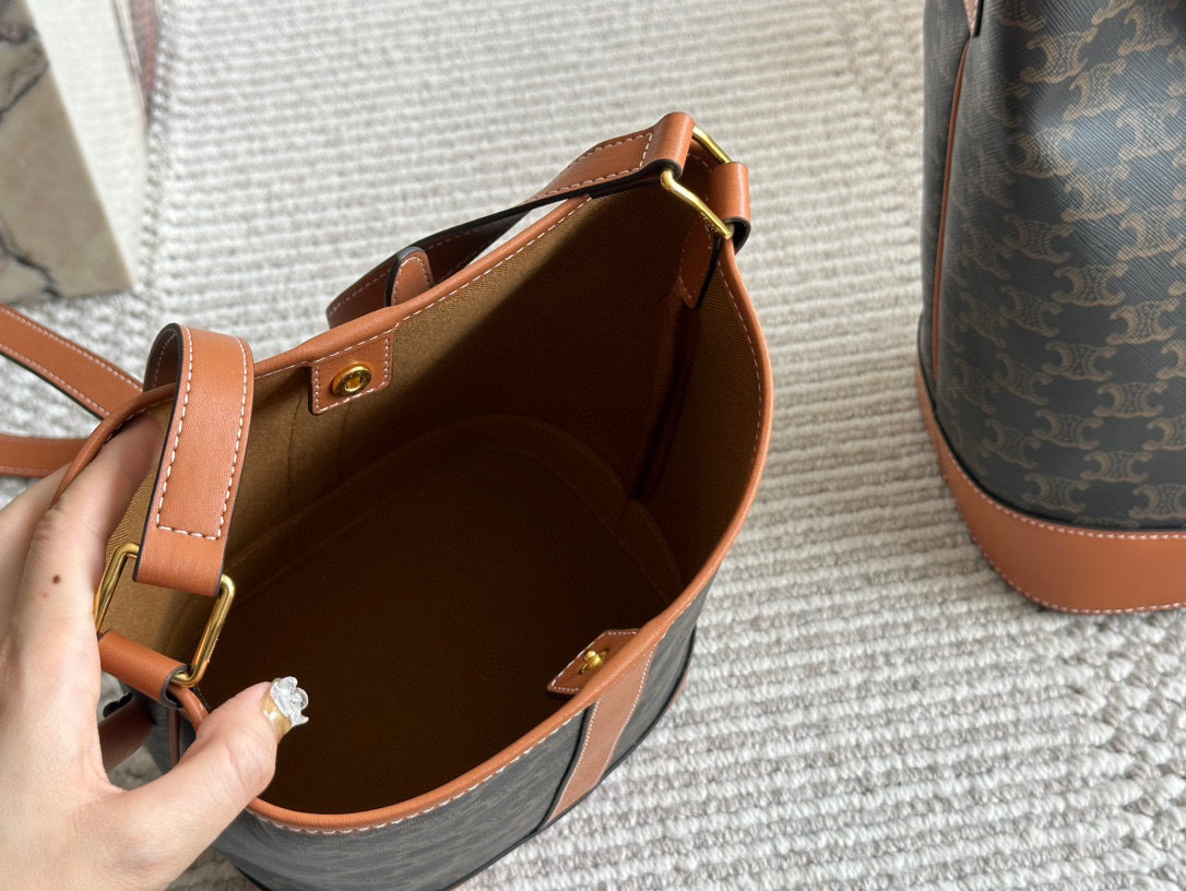 Celine Brown Quilted Bag 252